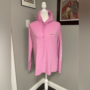 Vineyard Vines Edgartown Long Sleeve Hoodie Womens Size Medium Lightweight